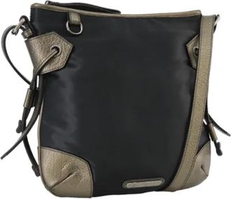 Burberry Pre-owned Nylon shoulder-bags - Dames - Vintage Schoudertas - Zwart - ONE Size - Nylon - Vintage