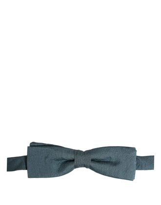 Dolce & Gabbana Silk Bow Tie - Blue