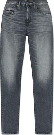 Diesel Jeans 2019 D-Strukt - Heren - Skinny Jeans - Grijs - W29 - Leer - Jeans