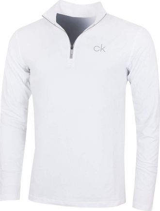Calvin Klein Mens Lightweight Sweater - White Sport - XXL