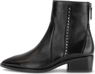 Gabor Elegante enkellaarsje - Dames - Enkellaarsjes - Zwart - 38 1/2 EU - Leer - Schoenen