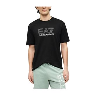 Emporio Armani Heren, Tops, Zwart, Maat: XL Katoen