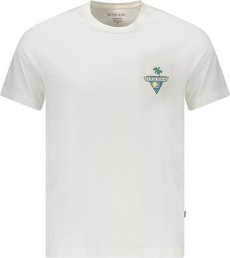 Guess Bianco Biologische Katoenen T-Shirt voor Heren