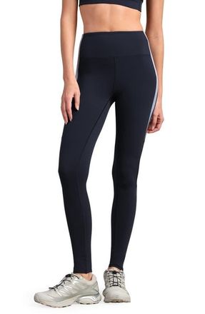 Rhone Retro Revive Side Stripe Leggings in Navy Blue at Nordstrom, Size Xx-Large