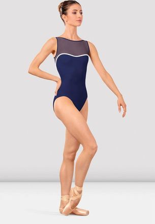 Bloch BLOCH Ladies Arno Boat Neck Leotard, Navy