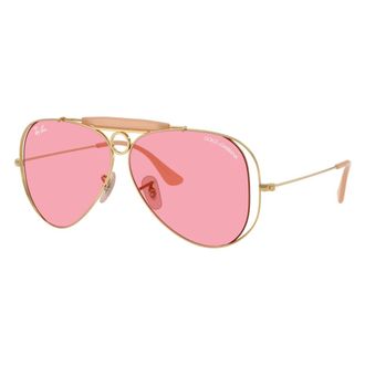 Ray-Ban Shooter Zonnebril - unisex - Zonnebrillen - Geel - 54 MM - Accessoires