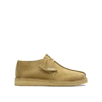 Clarks Schoenen, Heren, Beige, 41 EU, Leer, Desert Trek Enkellaarsjes