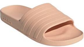 adidas Adilette Aqua Slide Sandal in Powder Coral/coral/coral at Nordstrom Rack, Size 11