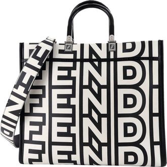 Fendi Fendi X Marc Jacobs Sunshine Shopper Tote Printed Medium (Authentic Pre-Loved)