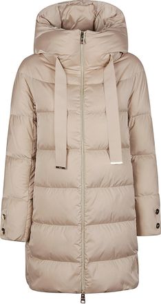 Herno Quilted Down Jacket With Hood And Drawstrings Herno