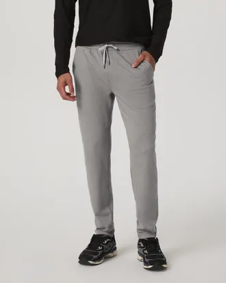 Vuori Clothing Ponto Performance Jogger Pants | Cobblestone Heather | XS, Size Extra Small