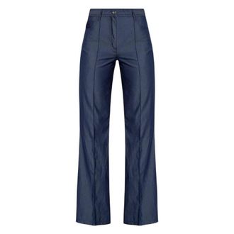 Ferragamo Ferragamo Front Pleated Flared Trousers