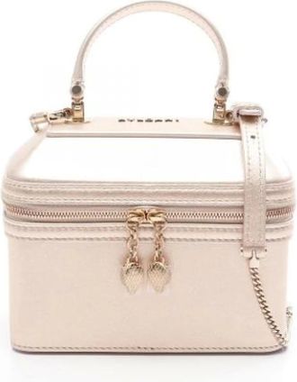 Bulgari Pre-owned Handbags, female, Pink, Size: ONE SIZE Pre-owned Handbag