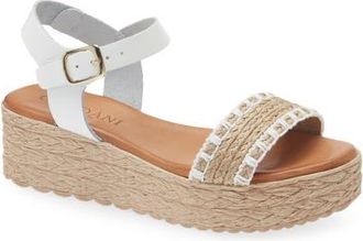 Cordani Bryce Platform Sandal in White at Nordstrom, Size 5.5Us