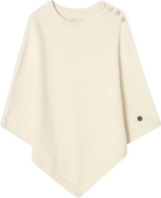 Busnel Jassen, Dames, Beige, ONE Size, Wol, Randy Poncho