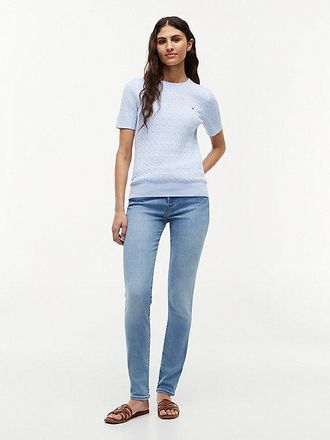 Tommy Hilfiger Como Whiskered Mid Rise Skinny Jeans