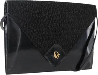 Dior Pre-owned Vintage Schoudertas - Dames - Vintage Schoudertas - Zwart - ONE Size - Leer - Vintage