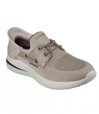 Skechers Mens Delson 3.0 Roth Slip-On Shoes In Taupe