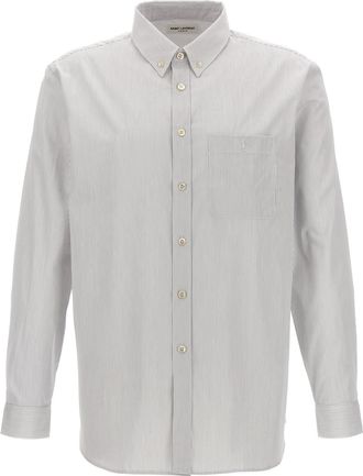 Saint Laurent Striped Cotton Shirt