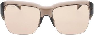 Gucci Zonnebril - unisex - Zonnebrillen - Beige - ONE Size - Accessoires