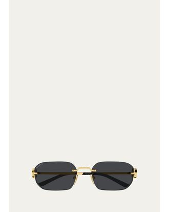Gucci 57MM Rectangular Sunglasses
