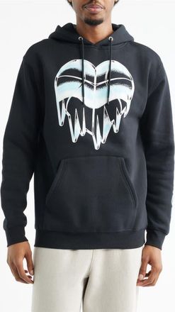 Overtime Cold Hearts Iced Pullover Hoodie in Black at Nordstrom, Size Xx-Large