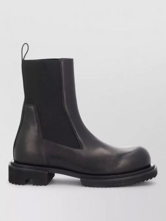 Rick Owens leather chelsea boots