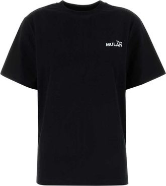 Coperni Mulan T-Shirt - Dames - T-shirts - Zwart - M - Katoen - Tops