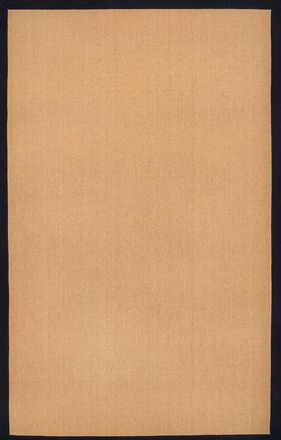 Jonathan Y Designs Camden Farmhouse Cottage Border Jute Area Rug in Natural/black at Nordstrom, Size 8Ft 0In X 10Ft 0In