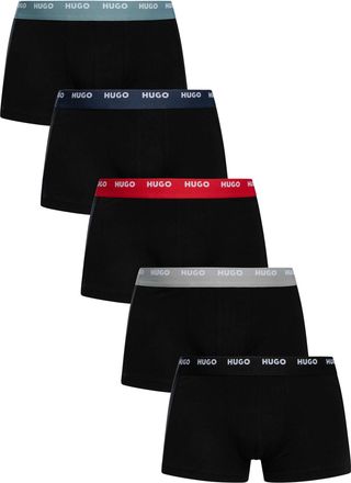 HUGO BOSS 5-Pack Trunks, Zwart