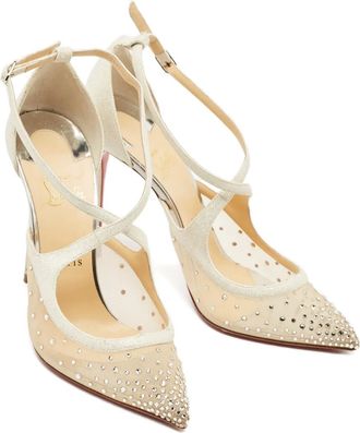 Christian Louboutin Sandali con decorazione - Argento