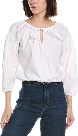 CeCe by Cynthia Steffe Dropped Shoulder Bubble Blouse