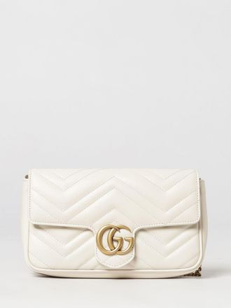 Gucci Mini borsa a spalla GG Marmont in nappa matelass&eacute; chevron