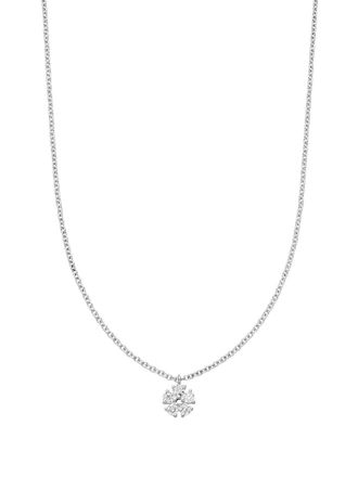 VEYNOU 14kt white gold Lily diamond necklace - Silver