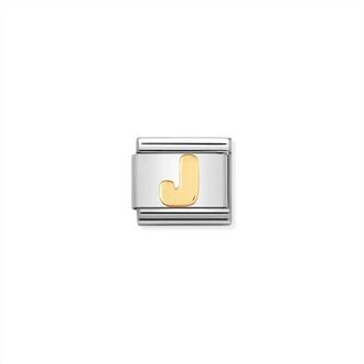 Nomination Unisex Letters Links Bracelet In J