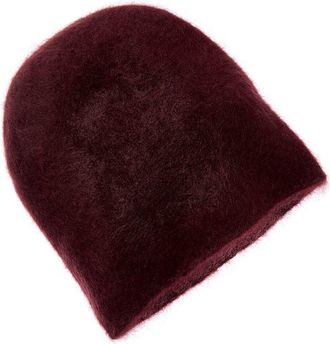 Amicale Cashmere Brushed Slouch Cashmere Beanie