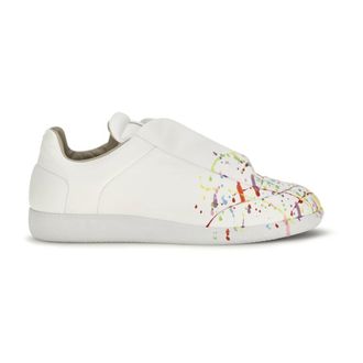 Maison Margiela Future Leather Sneakers - - Shoes - Donna - Bianco - 40 EU