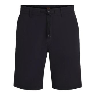HUGO BOSS Hugo, Casual Shorts, male, Blue, Size: W30 Modern Fit Seersucker Shorts