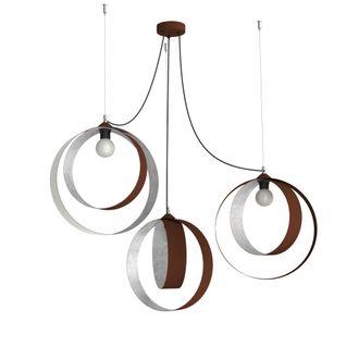 Lumicom Shell L&aacute;mpara De Techo 3 Luces Monocolor Brillo