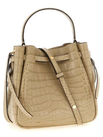 Tory Burch Womens Beige Cowhide Shoulder Bag
