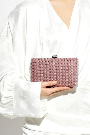 Kurt Geiger Kensington Crystal Clutch, Womens, Pink