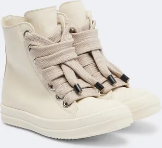 Rick Owens Jumbolace leather sneakers