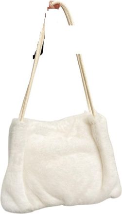 Generic Womens Plush Bags Plush Bag Crossbody Fashion N Edition Casual Shoulder Tote Single(White)