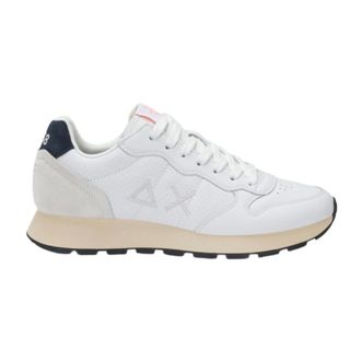 Sun 68 Classic White Trainers Mix Materials - male - Sun68 - Sneakers - White - 10 UK - Shoes