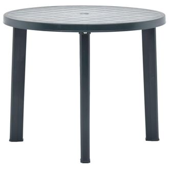 vidaXL Mesa De Jard&iacute;n De Pl&aacute;stico Verde 89 Cm Vidaxl