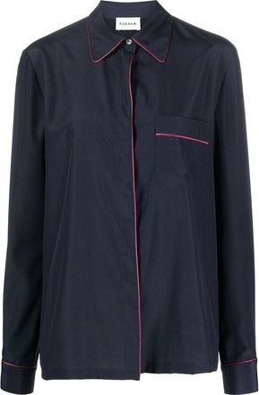 Parosh Parosh Seam Detail Button Up Shirt