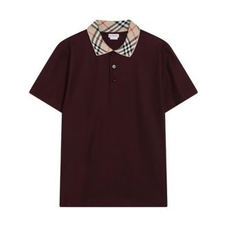 Burberry Heren, Tops, Rood, Maat: S