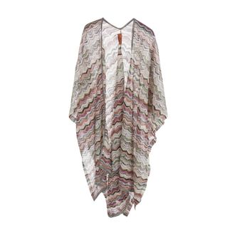 Missoni Poncho de Viscosa Zigzag - Blouses & Shirts - Mujer - Multicolor - ONE SIZE