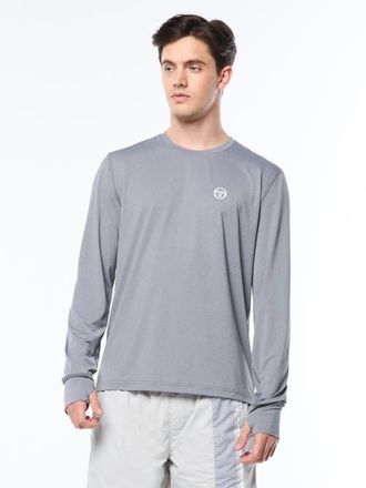 Sergio Tacchini Attivo Damarindo Long Sleeve Tee in Quiet Gray at Nordstrom, Size Xxx-Large