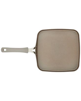 Rachael Ray Cook + Create Aluminum Nonstick Square Stovetop Griddle Pan, 11In